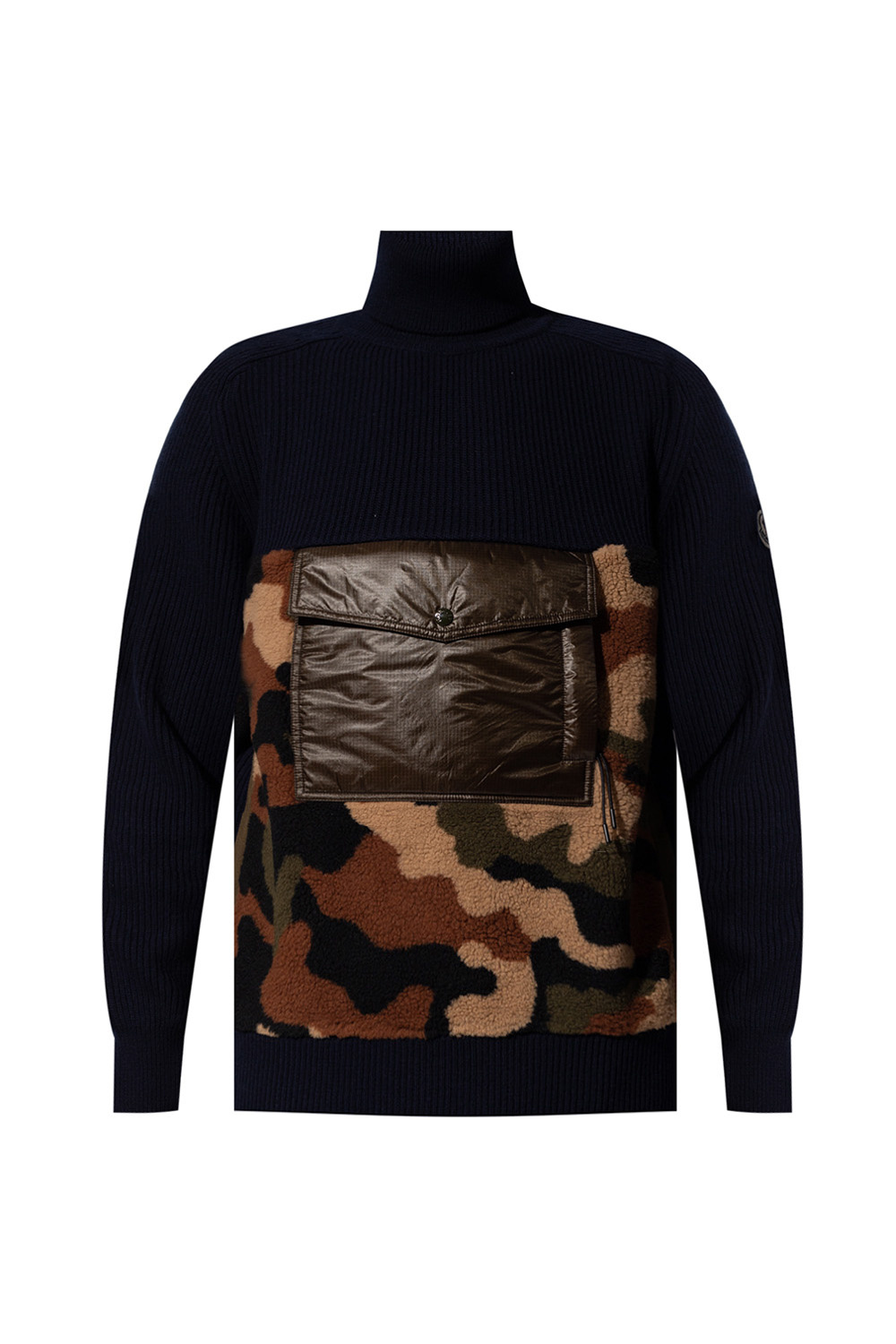 Camo turtleneck sweater hotsell